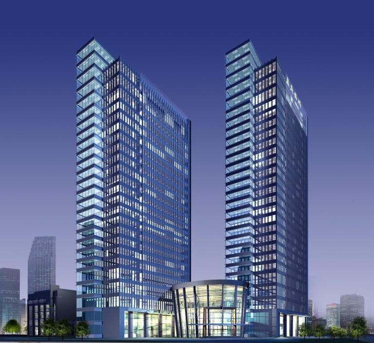 Glass skyscrapers symbolizing formal escalation of VCC grievances